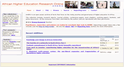 Desktop Screenshot of ahero.uwc.ac.za