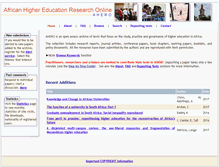 Tablet Screenshot of ahero.uwc.ac.za